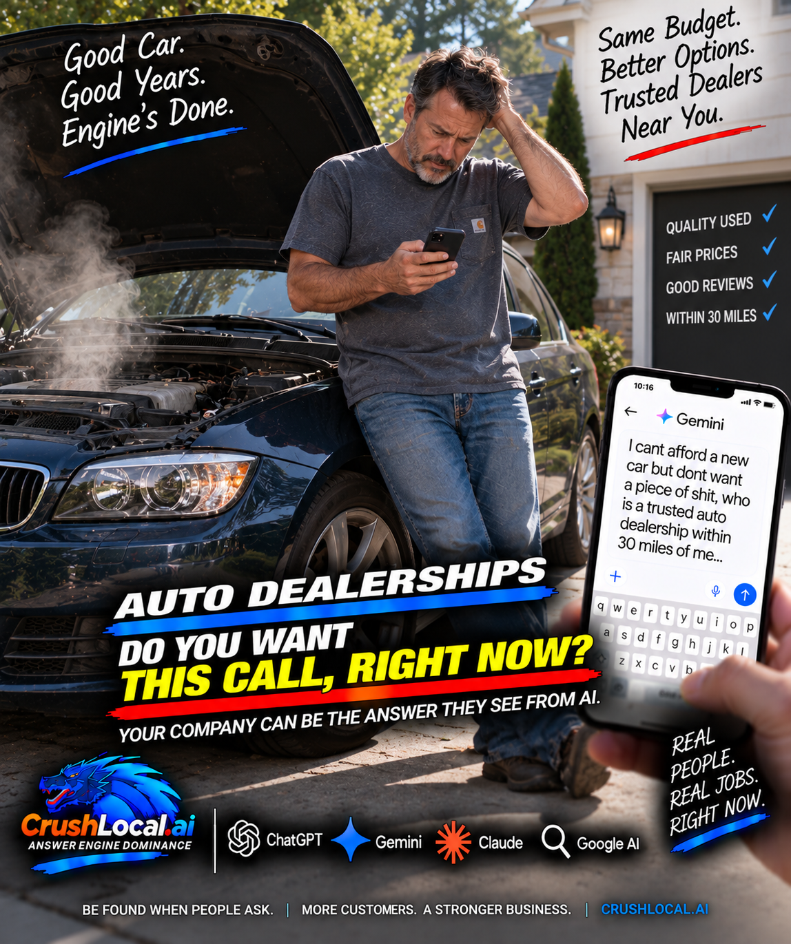 Auto Sales AI authority and customer-intent example