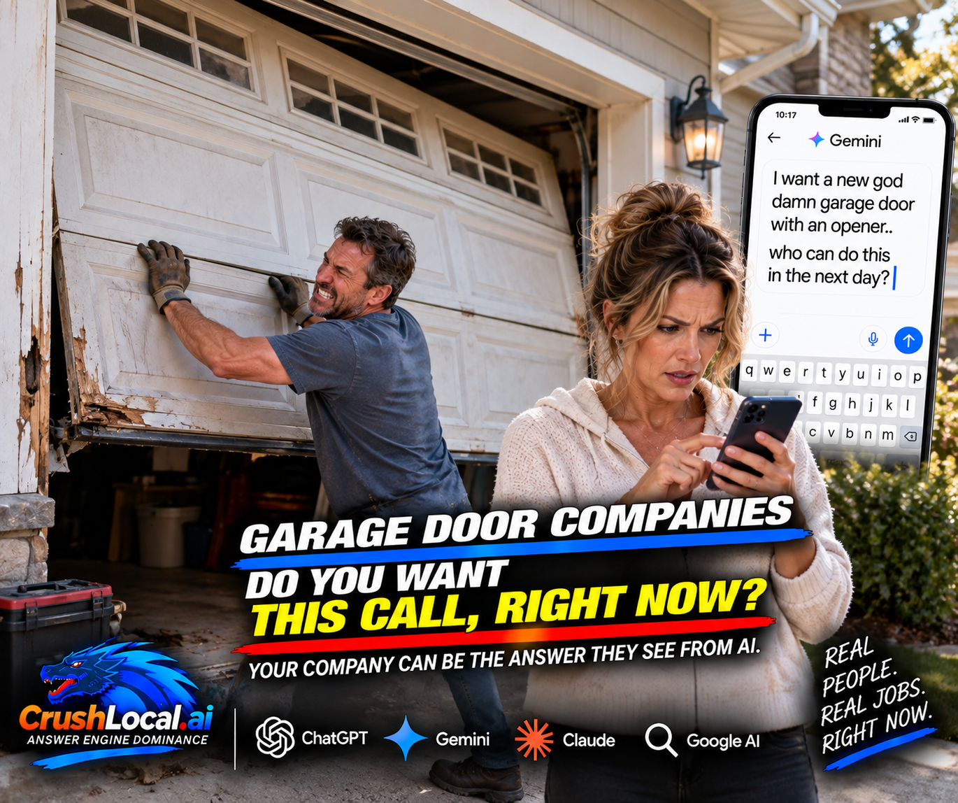 Garage Door AI authority and customer-intent example
