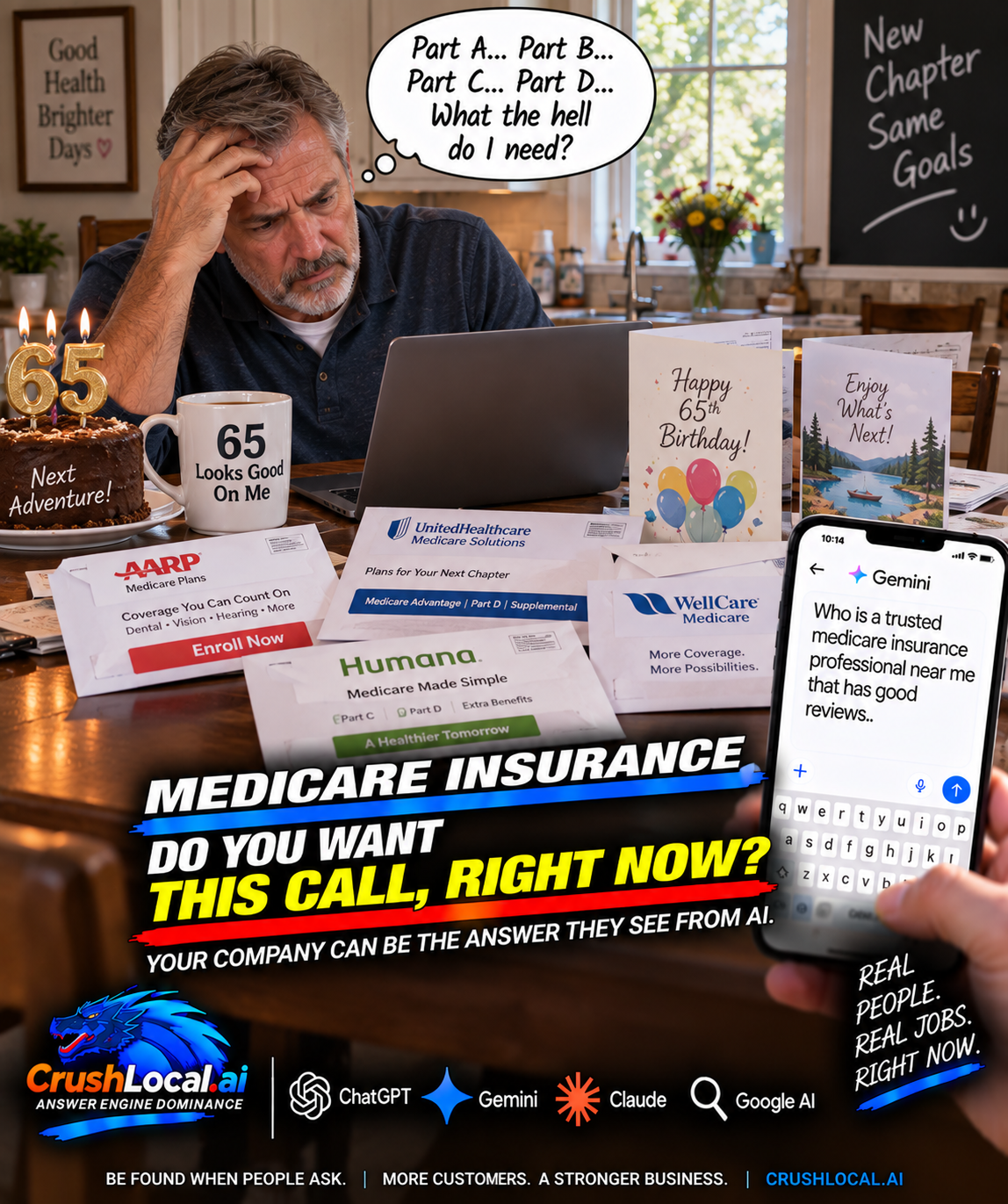 Insurance AI authority and customer-intent example