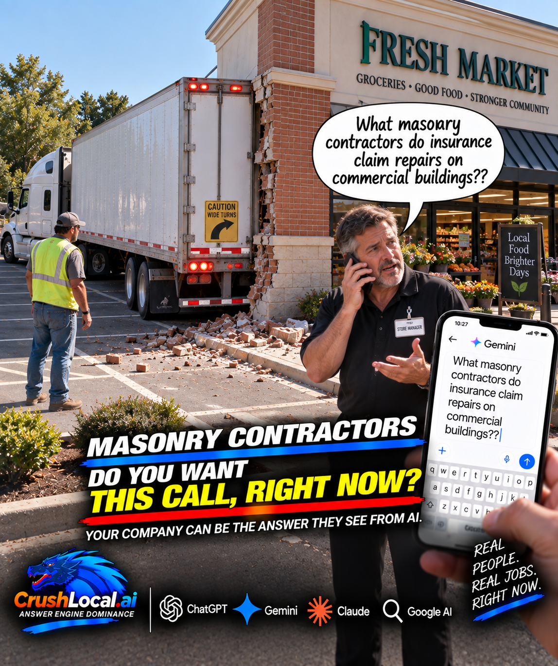 Masonry AI authority and customer-intent example