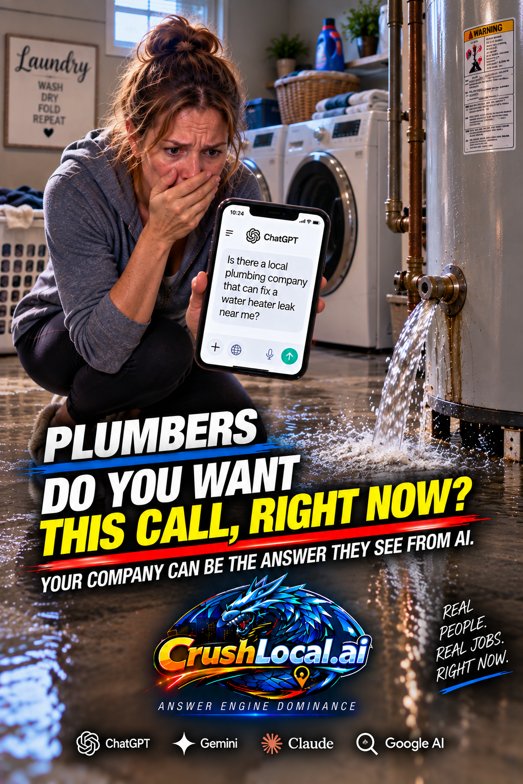 Plumbing AI authority and customer-intent example