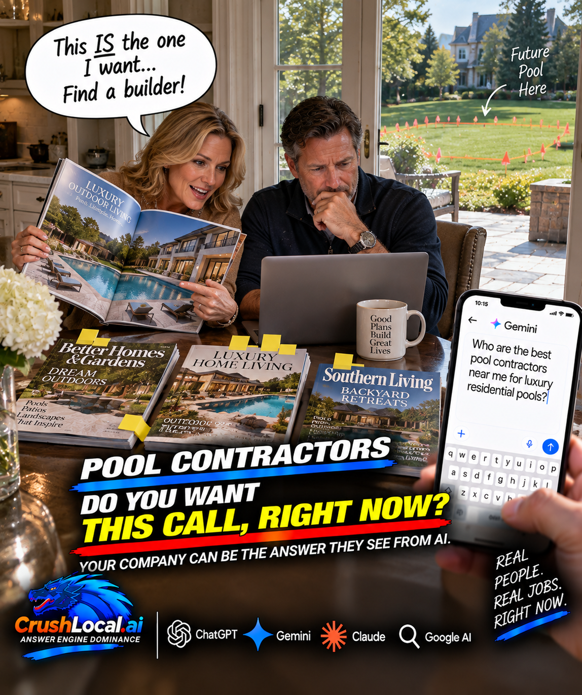 Pool Contractors AI authority and customer-intent example