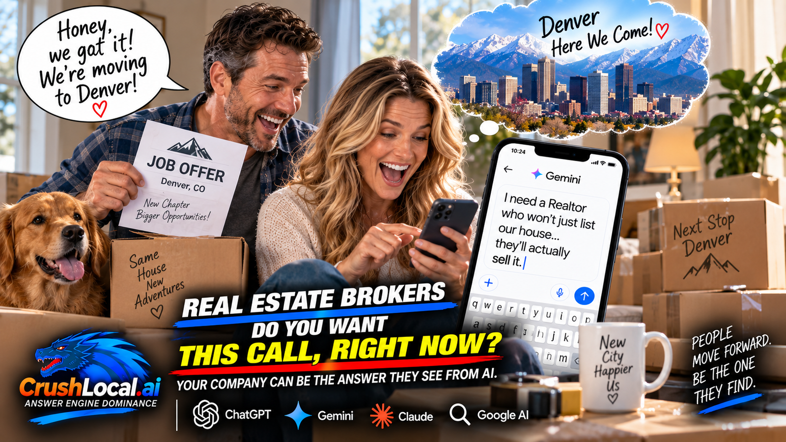 Real Estate Brokers AI authority and customer-intent example